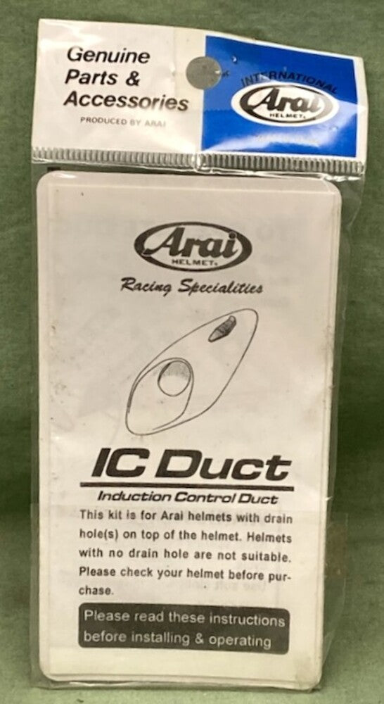 Arai Helmet 981009-j2 Induction Control Duct Black New Genuine