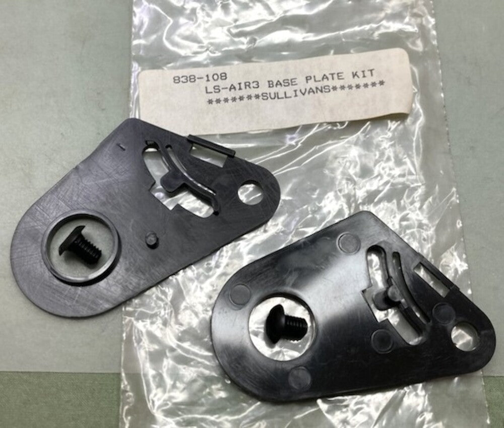 Replaces Sullivan Brothers 838-108 LS-Air3 Base Plate Kit Black New