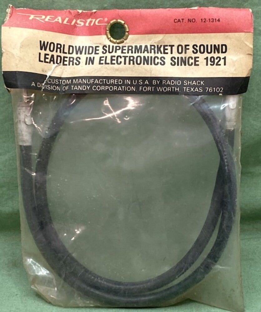 Realistic 12-1314 Male Connector New Genuine