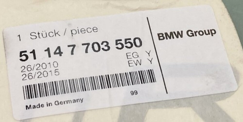 BMW 51147703550 Model Lettering R1200R New Genuine