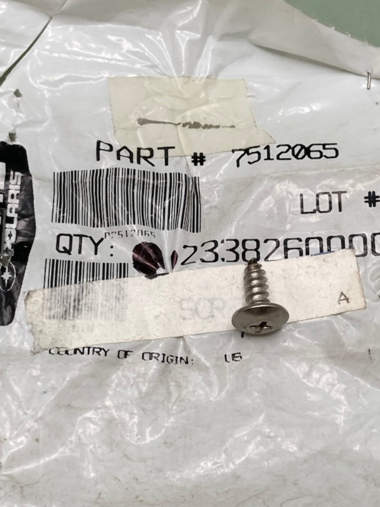 Qty 4 Polaris 7512065 Screw New Genuine
