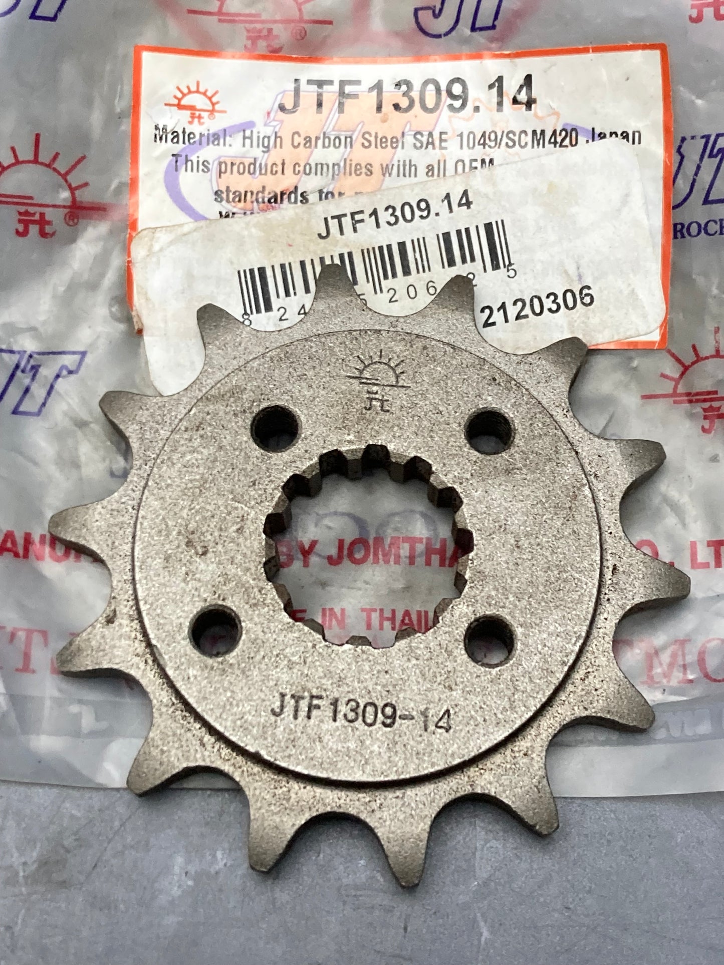 New Genuine JT Sprockets JTF1309.14 Front Sprocket