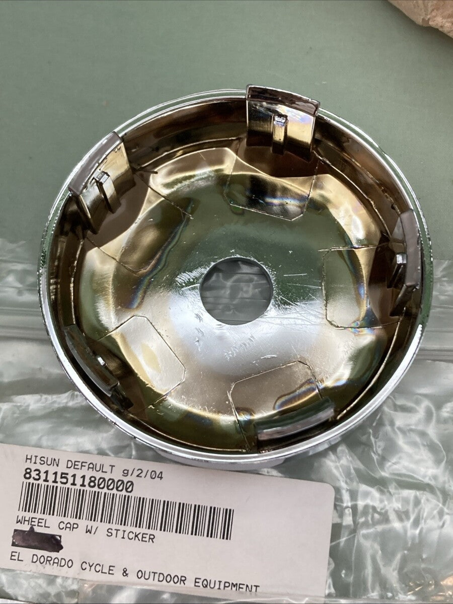 NEW REPLACES HISUN 83115-118-0000 WHEEL CAP W/ STICKER