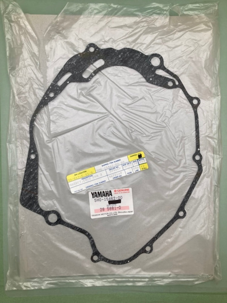 Yamaha 5H0-15462-00 Crankcase Cover Gasket 3 4BD-15462-00-00 New Genuine