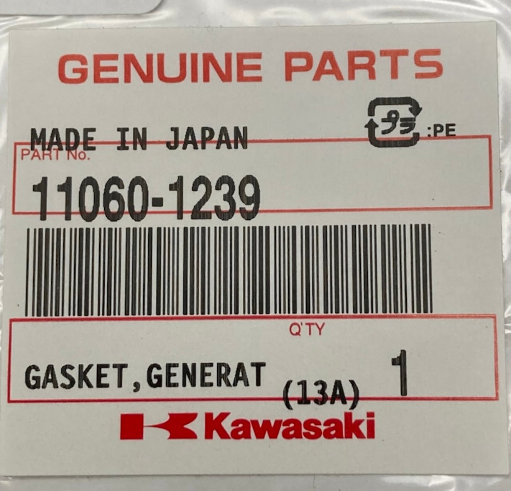 Kawasaki 11060-1239 Gasket Generator New Genuine