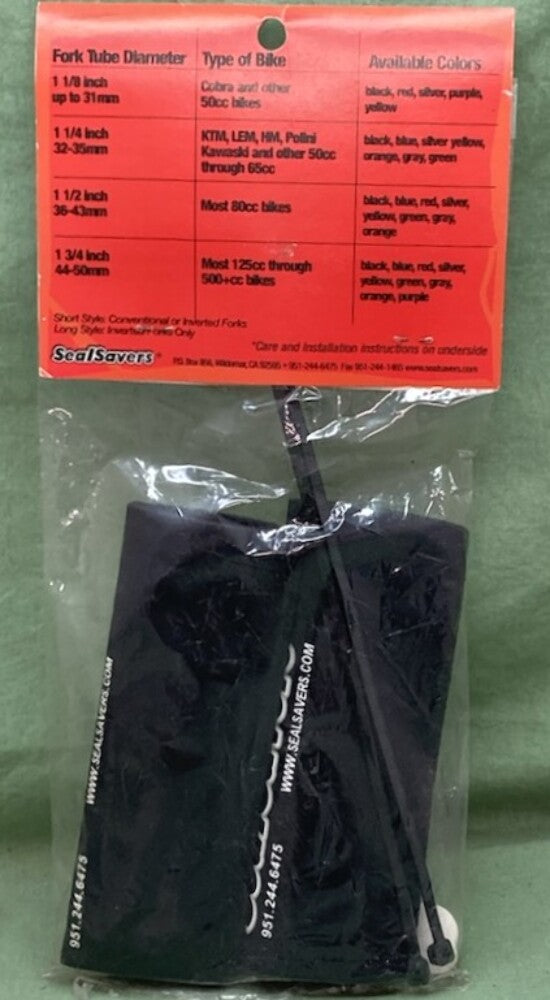 Seal Savers 1 3/4 Conventional Fork Seal Protector Set New Genuine