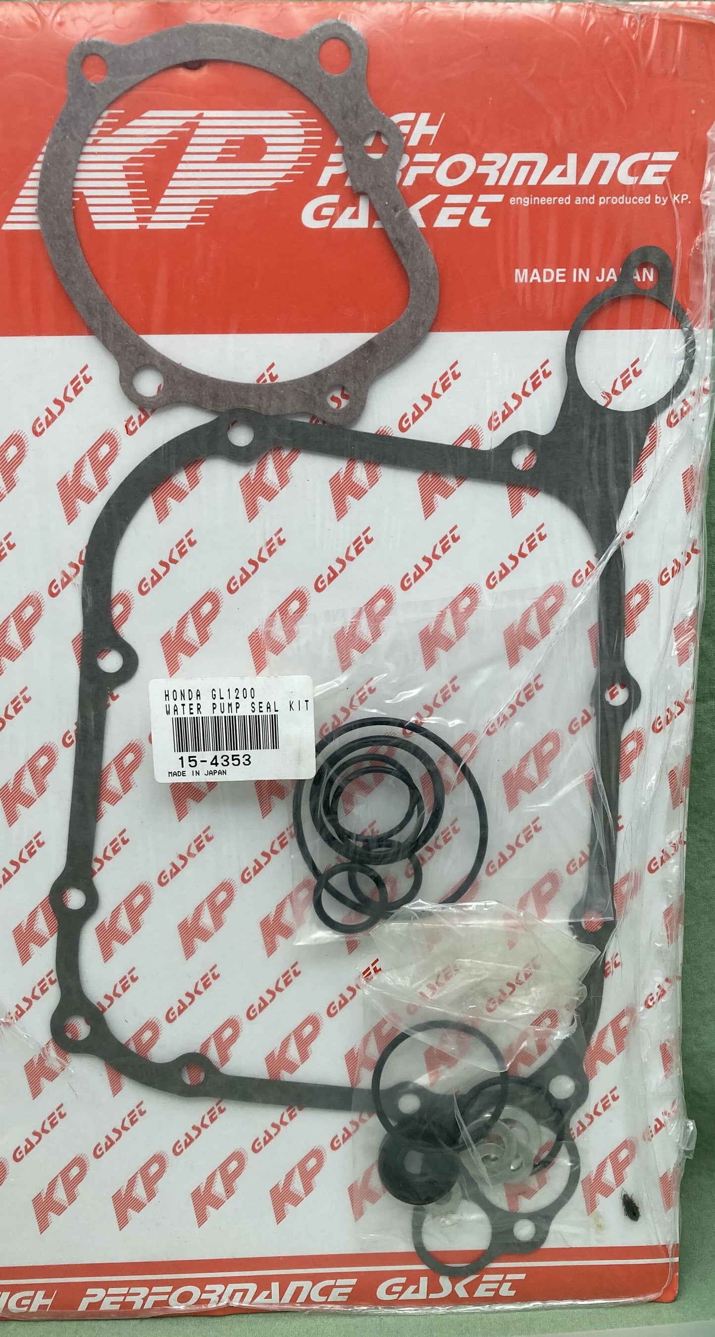 New Genuine KP GASKET 15-4353 Water pump Seal Kit, Honda GL1200