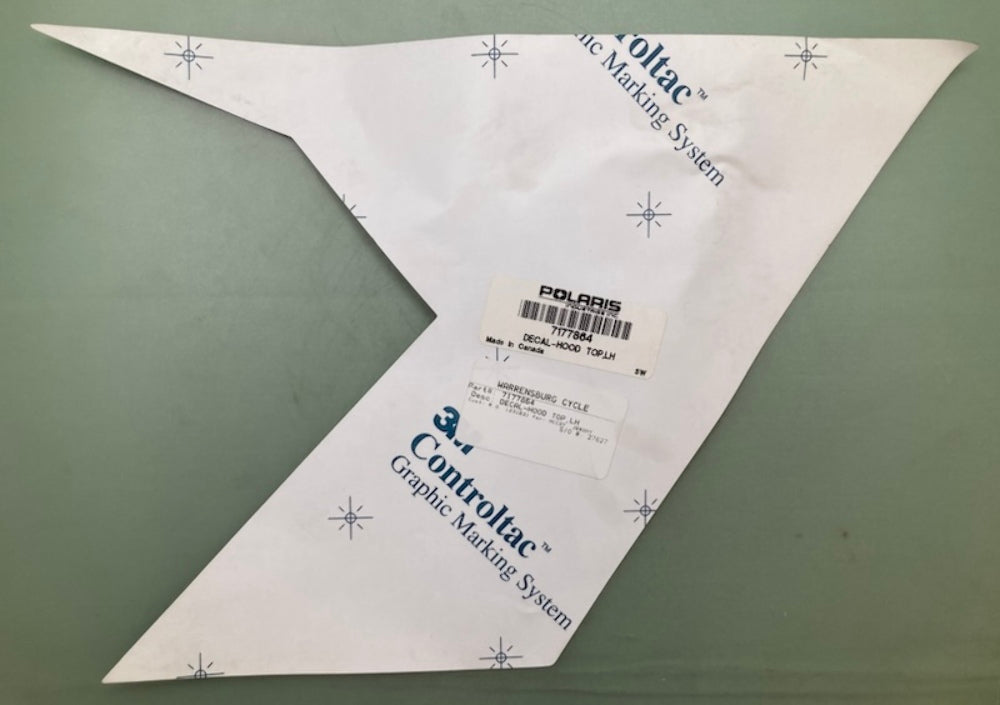 Polaris 7177864 Decal Hood Top Lh New Genuine