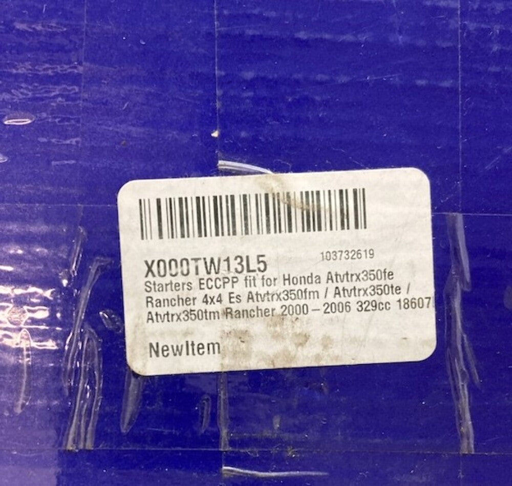 New Genuine ECCPP X000TW13L5 Starter Motor for Honda