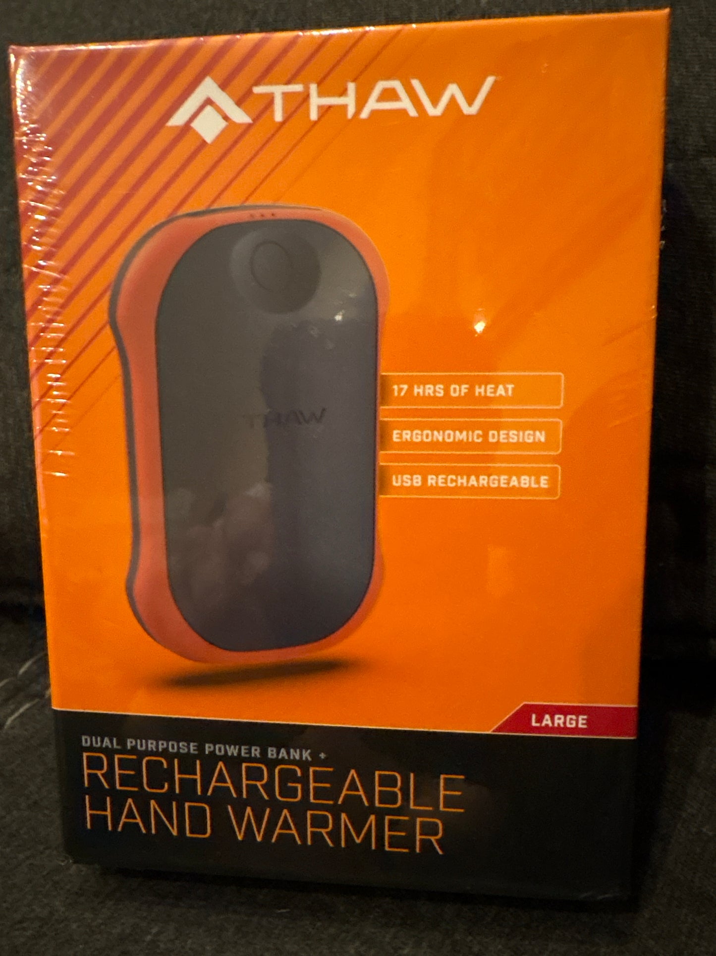 New Genuine THAW Large Rechargeable Handwarmer Dual Purpose Power Bank