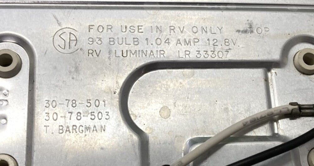 Bargman 30-78-501 RV Light 12.8V Genuine