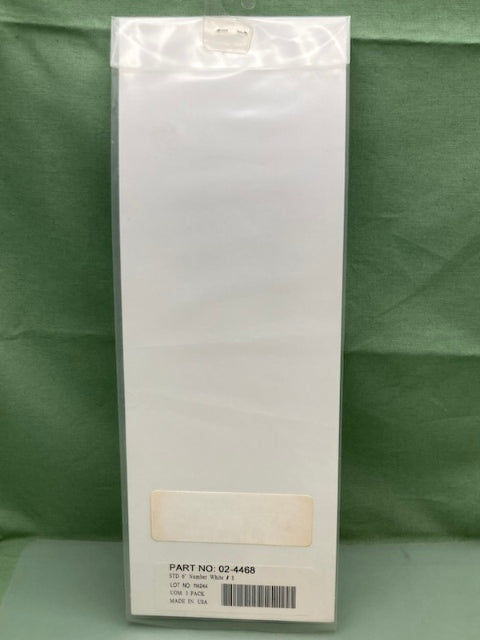 PK of 3 FX 02-4468 STD NUMBERS #8 WHITE 6in New Genuine