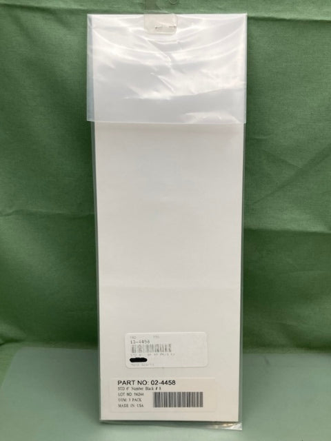 PK of 3 FX 02-4458 STD NUMBERS #8 BLK 6in New Genuine