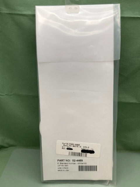 PK of 3 FX 02-4469 STD NUMBERS #9 WHITE 6in New Genuine