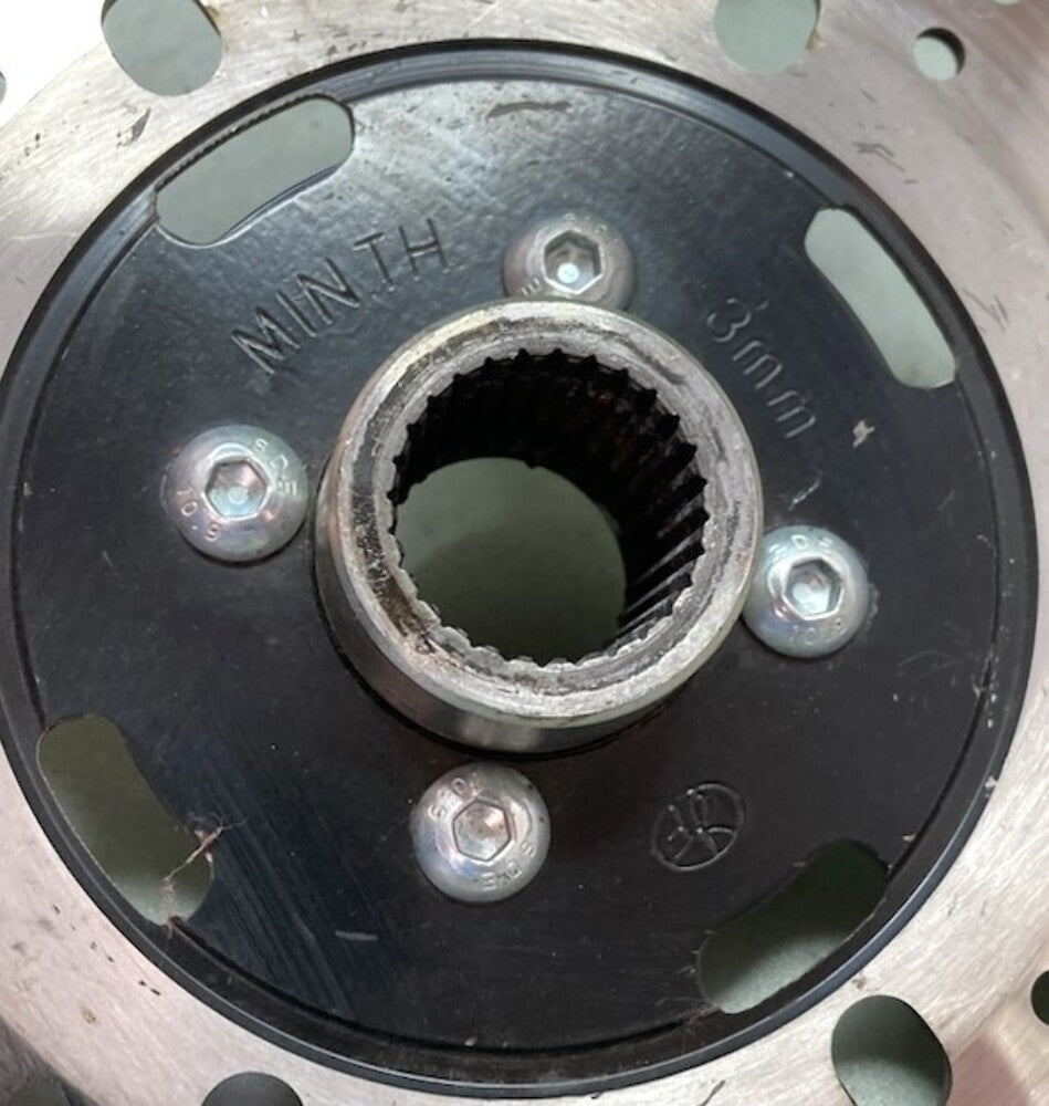 Genuine Merica 3mm Front Wheel Hub with Disc Brake Rotor