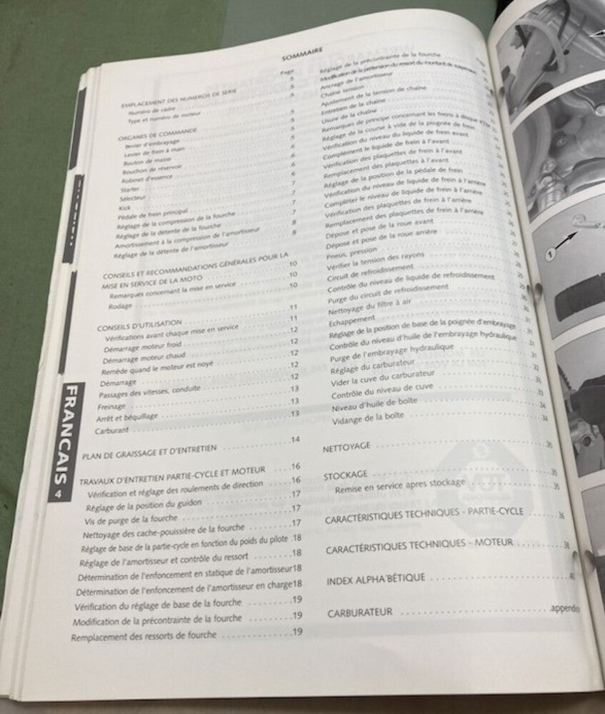 KTM 321060 250 SX Owner's Handbook 2003 Genuine