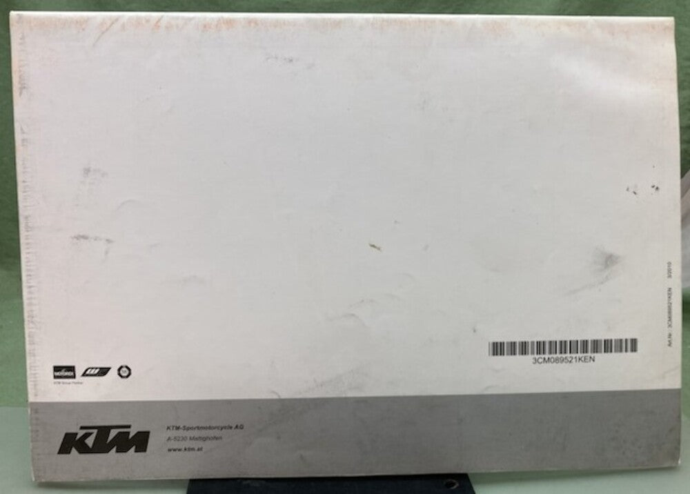 KTM 3CM089521KEN 450 EXC Engine Spare Parts Manual 2011 Genuine