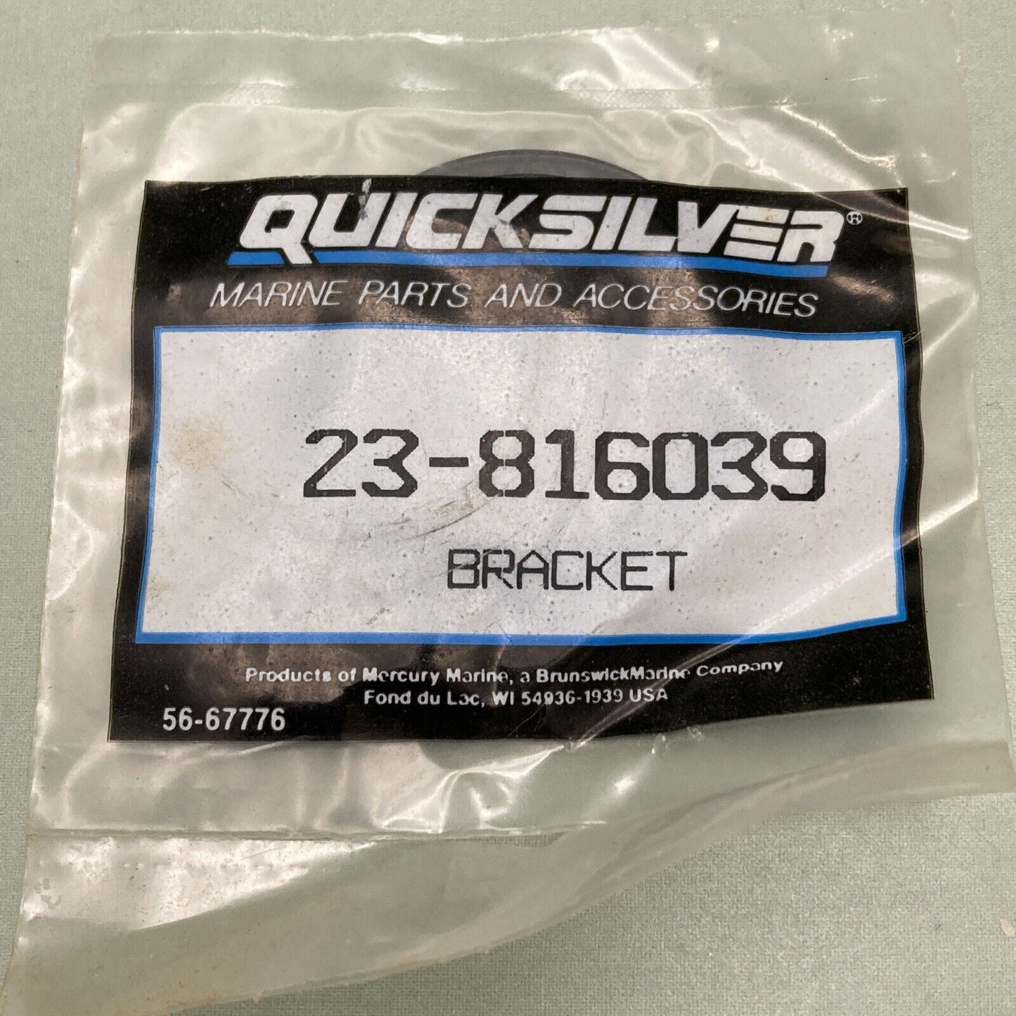 NEW GENUINE MERCURY QUICKSILVER 23-816039 BRACKET SPACER STER ARM OUTBOARD 75HP