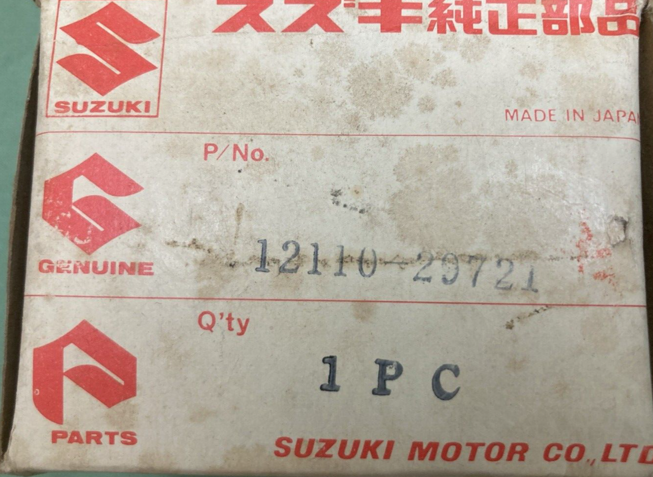 NEW GENUINE SUZUKI 12110-29721 PISTON CRANKSHAFT FOR TC185