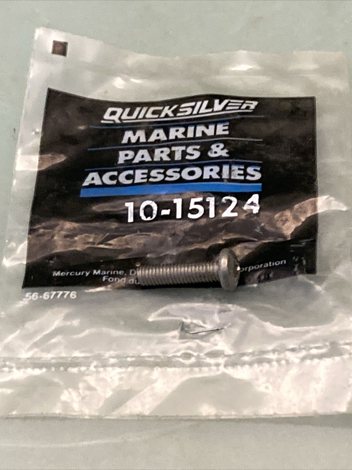 QTY 2 NEW GENUINE MERCURY QUICKSILVER 10-15124 SCREW