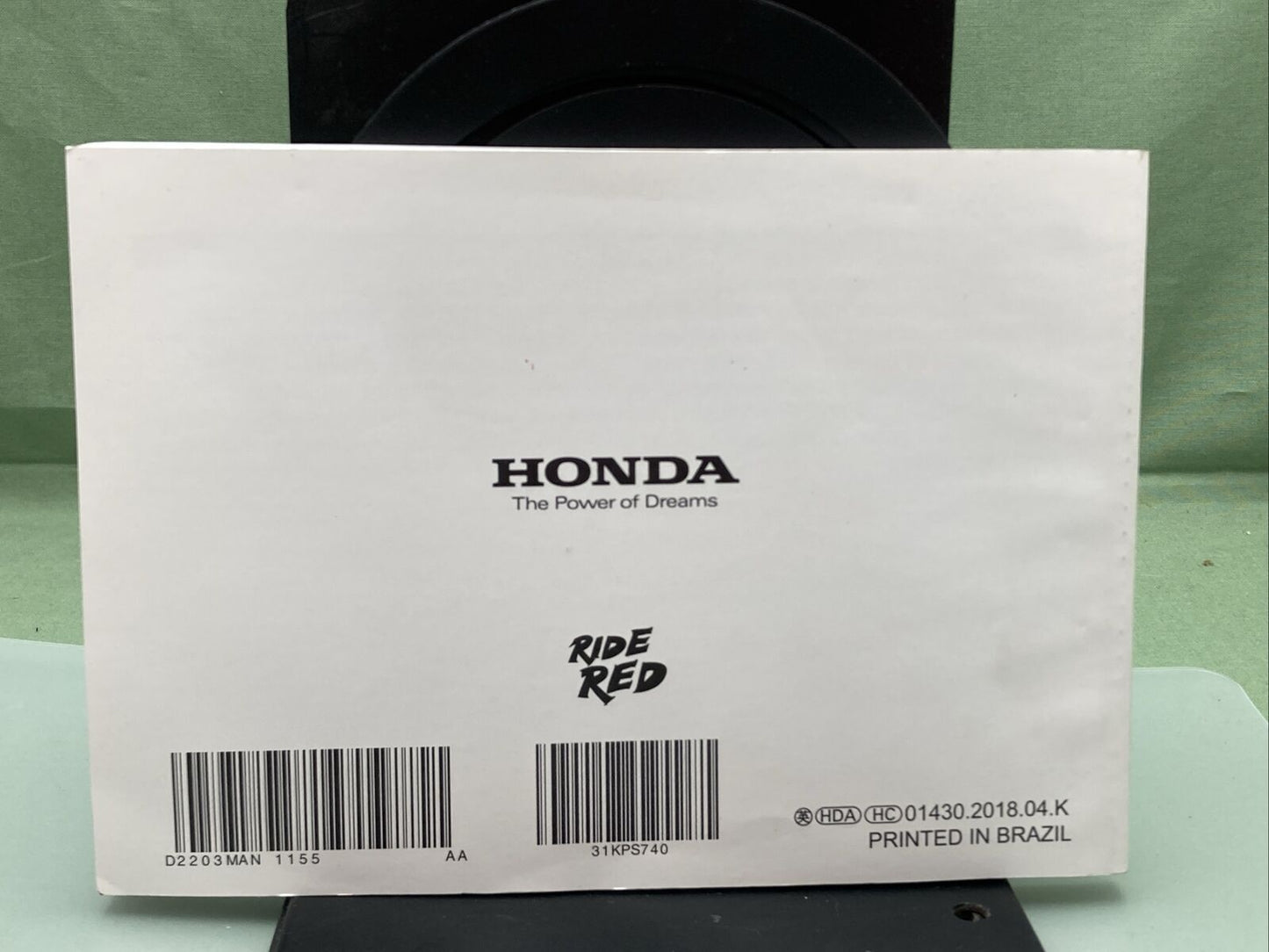 NEW GENUINE HONDA 31KPS740 CRF230F OWNER'S MANUAL '19