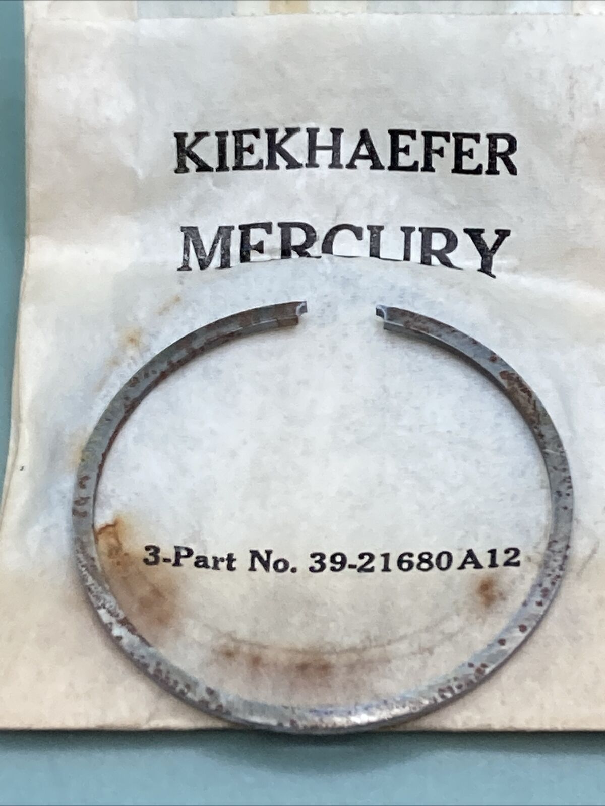 NEW GENUINE MERCURY QUICKSILVER 39-21680A12 PISTON RING SET