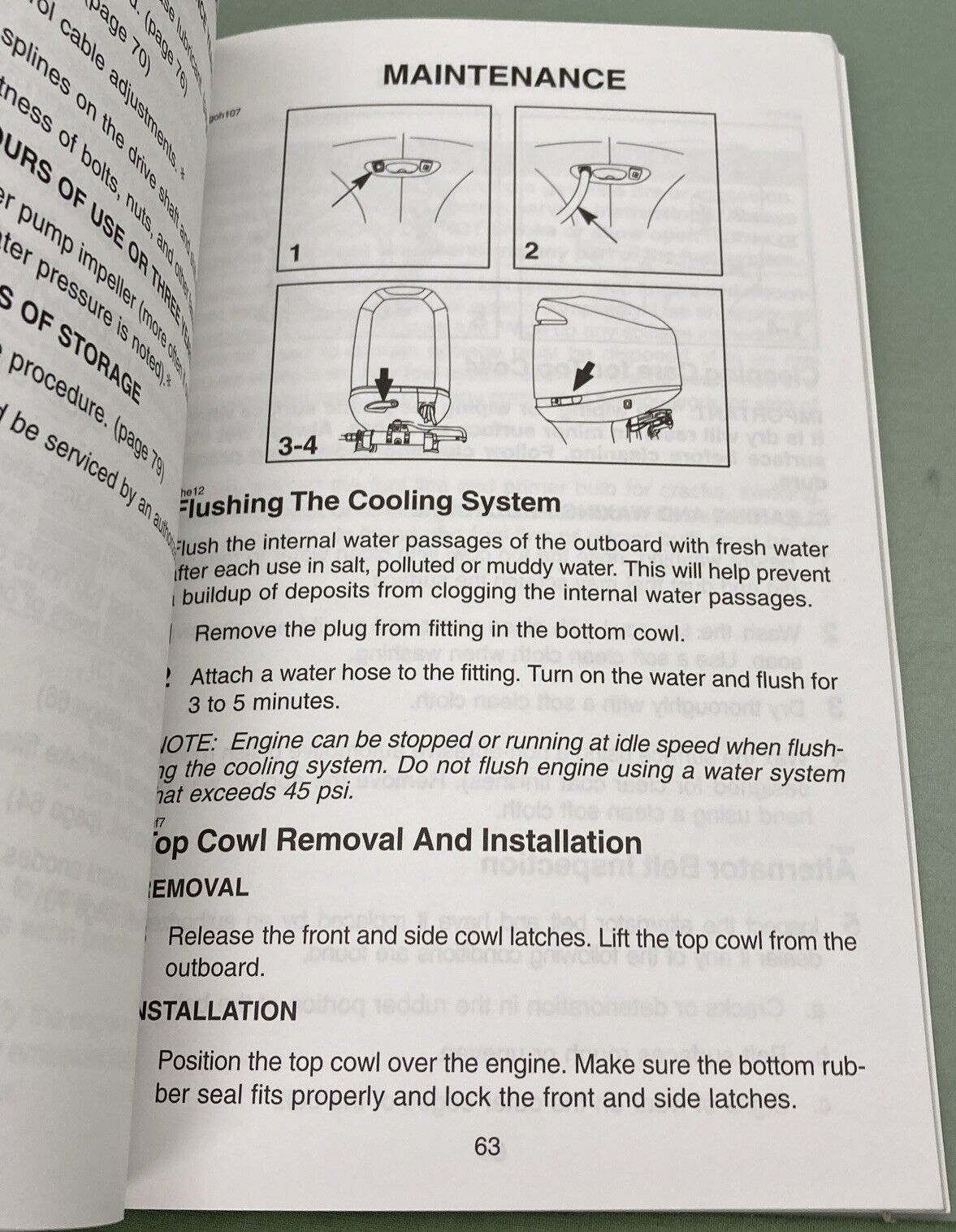 GENUINE MERCURY 90-10201040 OPERATION MAINTENANCE & WARRANTY MANUAL 2003