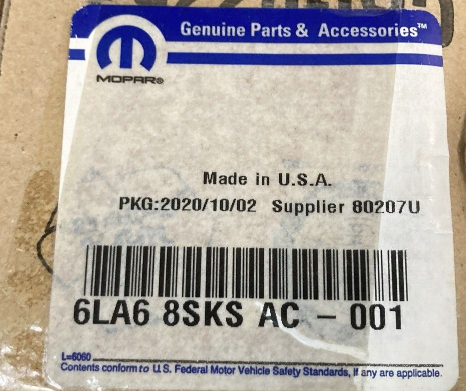 NEW GENUINE MOPAR 6LA68SKSAC Grille Applique FITS '19-'24 RAM