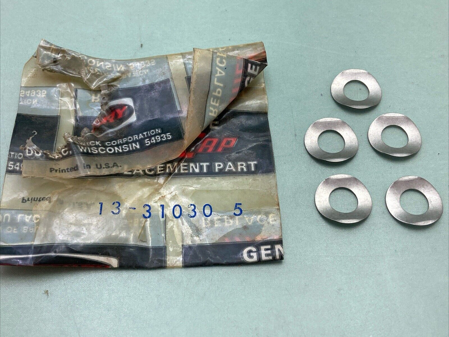 QTY 5 NEW GENUINE MERCURY 13-31030 WAVE WASHER