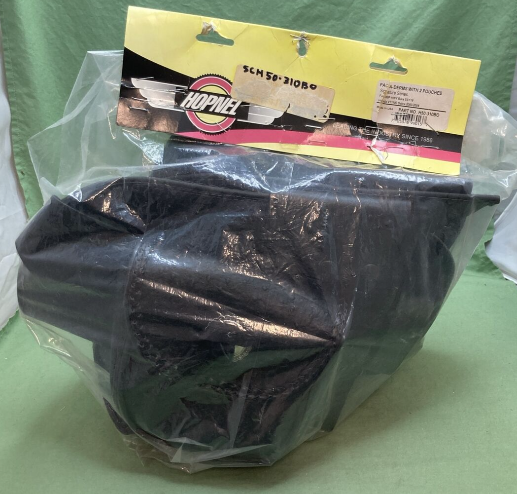 NEW HOPNEL H50-310BO PACA-DERMS W/ 2 POUCHES BBP HWY BARS HONDA VT1100 SABRE