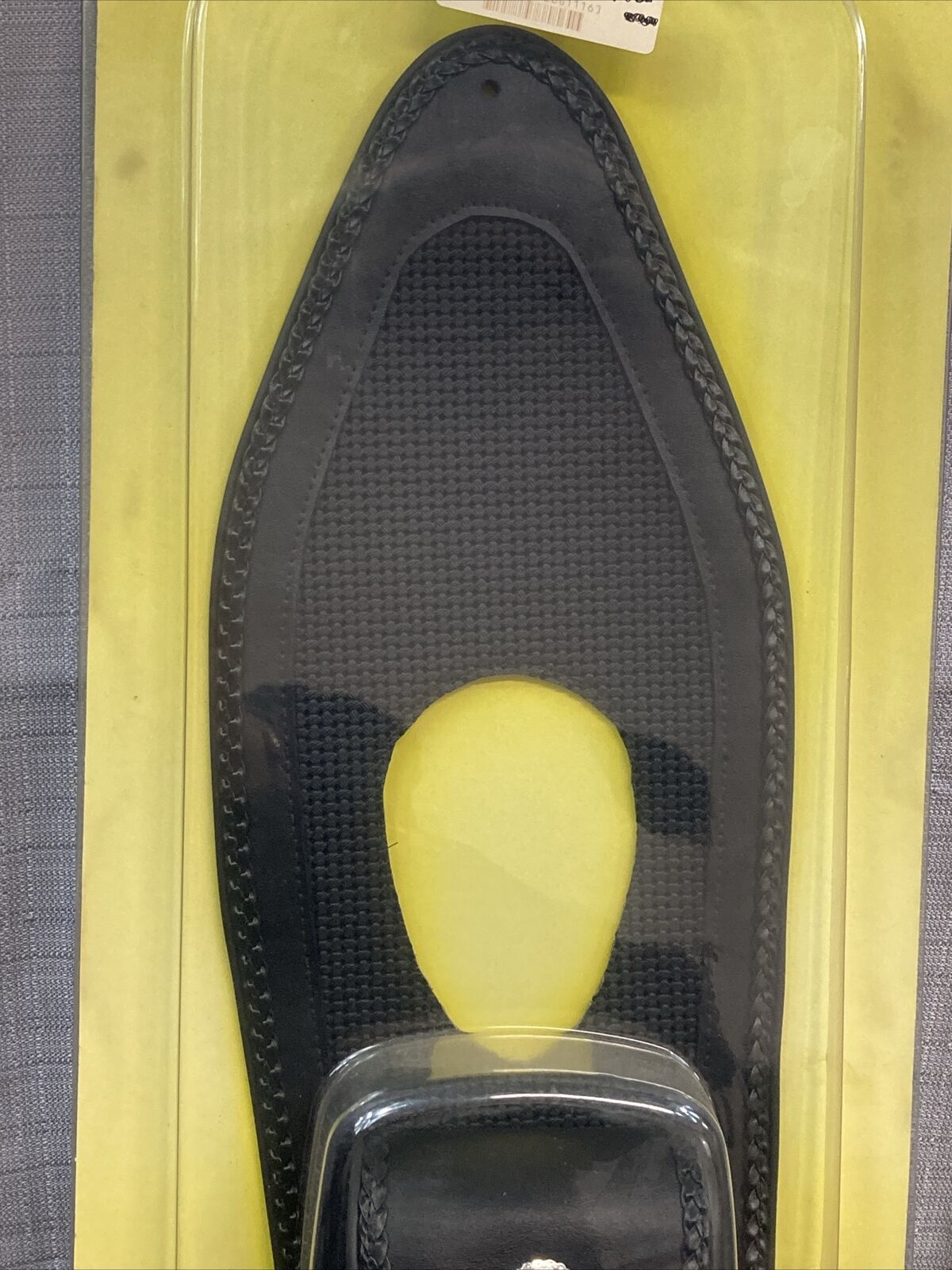 NEW HOPNEL H50-211BK SIGNATURE TUXEDO TIE, BRAIDED GAS TANK DIVIDER WI/ POUCH