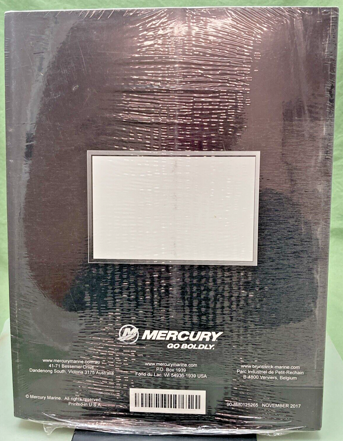 NEW GENUINE MERCURY 90-8M0125265 15/20 EFI FOURSTROKE SERVICE MANUAL 2017