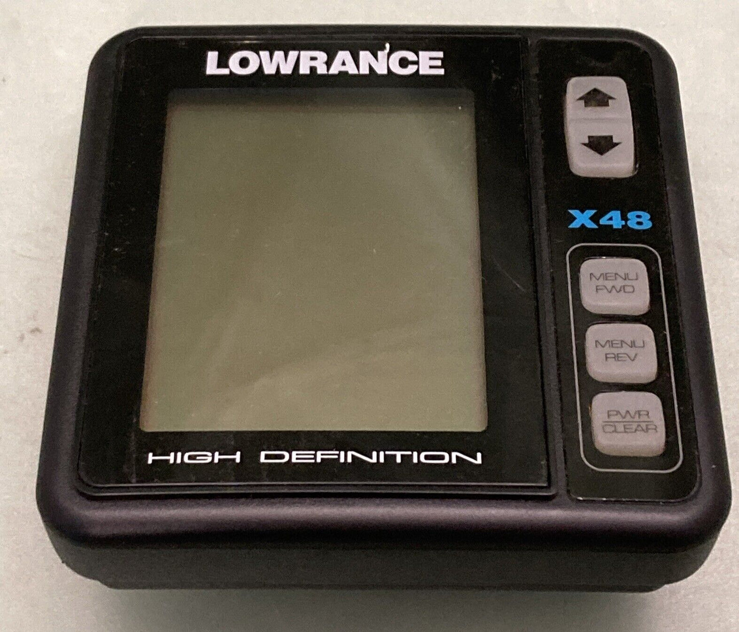 NEW GENUINE LOWRANCE X48 HIGH DEFINITION HEAD ONLY UNABLE TO TEST