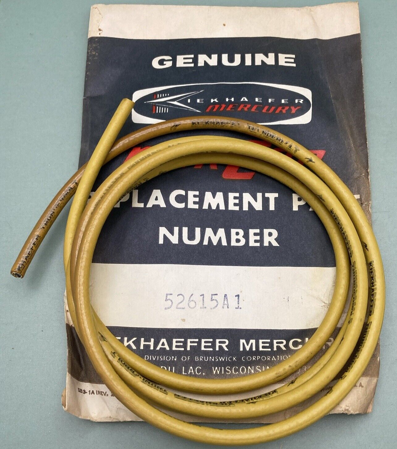 NEW GENUINE MERCURY QUICKSILVER 52615A1 CABLE WIRE LEAD ASM