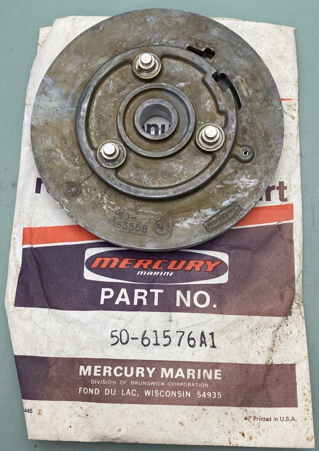 NEW MERCURY QUICKSILVER 50-61576A1 SHEAVE TOP CWL START ASM OUTBOARD 7.5HP