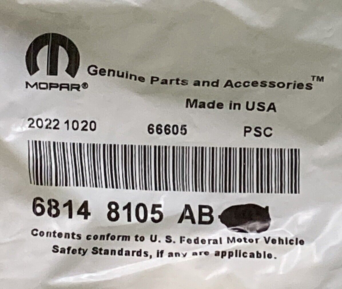 NEW GENUINE MOPAR 68148105AB Wiring