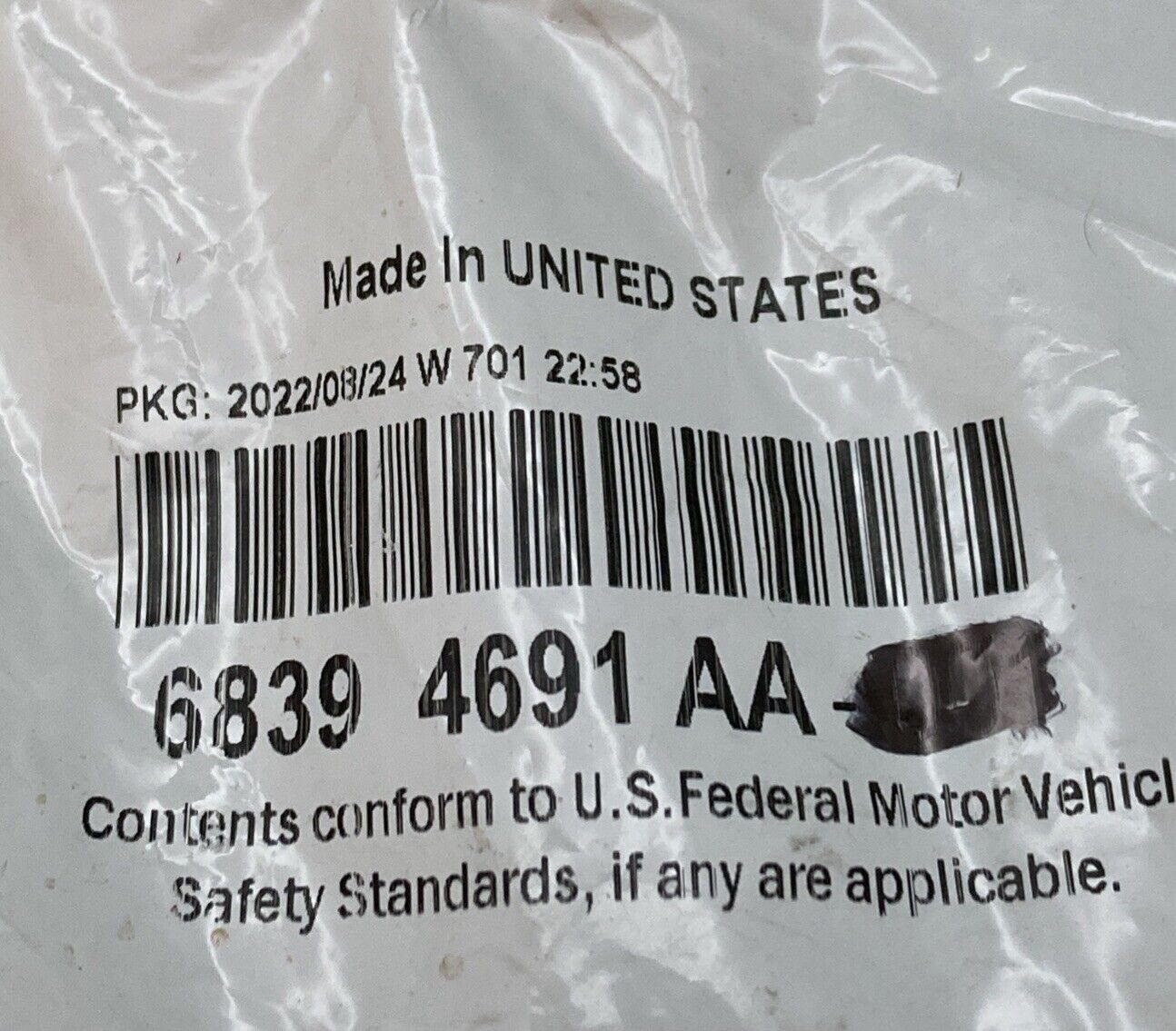 NEW GENUINE MOPAR 68394691AA Challenger Nameplate 2019-2023