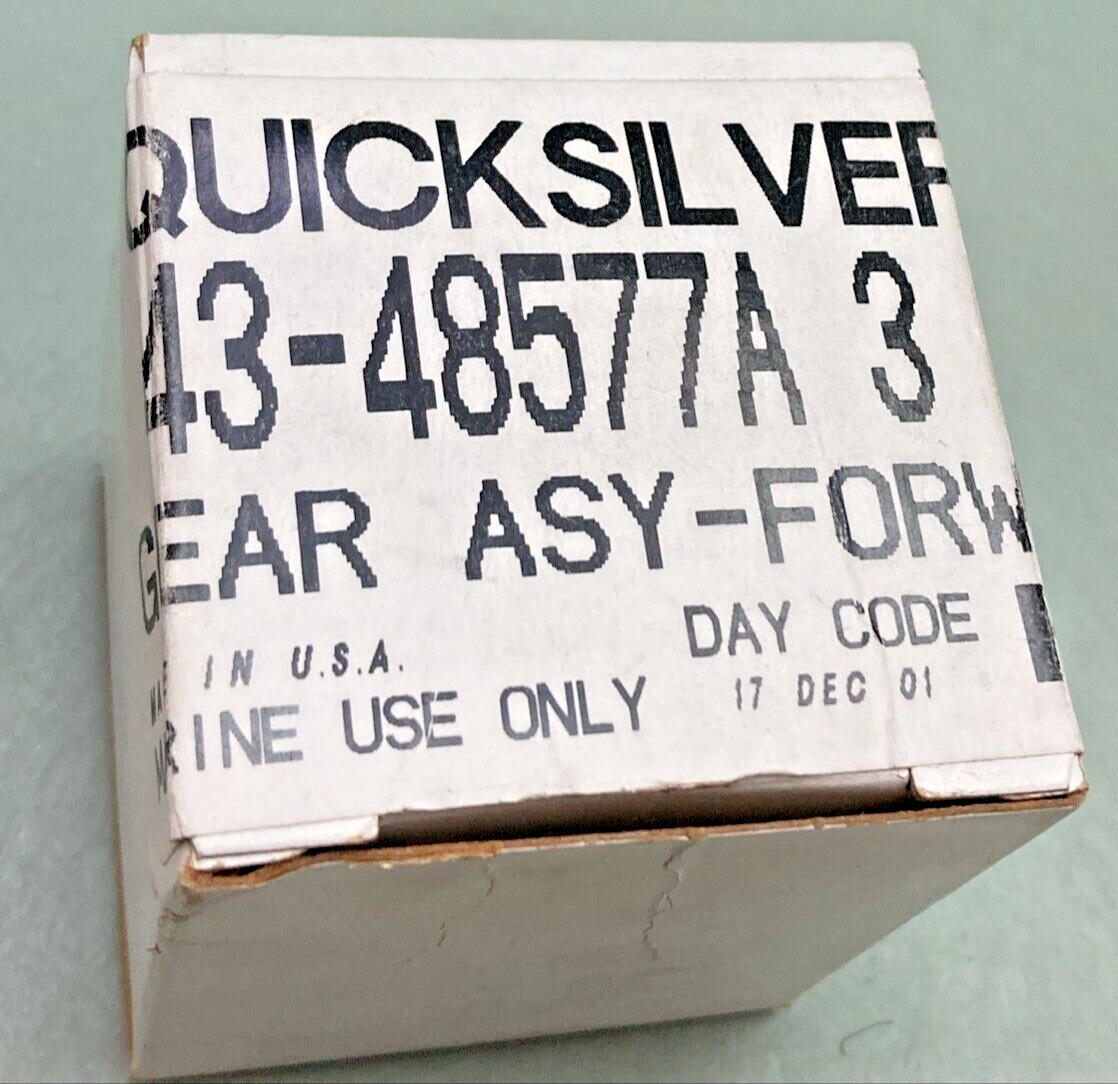 NEW GENUINE MERCURY QUICKSILVER 43-48577A3 FORWARD GEAR ASSY.