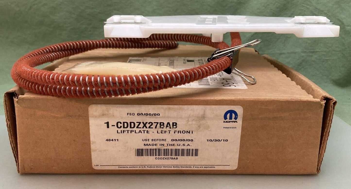 NEW GENUINE MOPAR CDDZX27BAB Liftplate LEFT FRONT