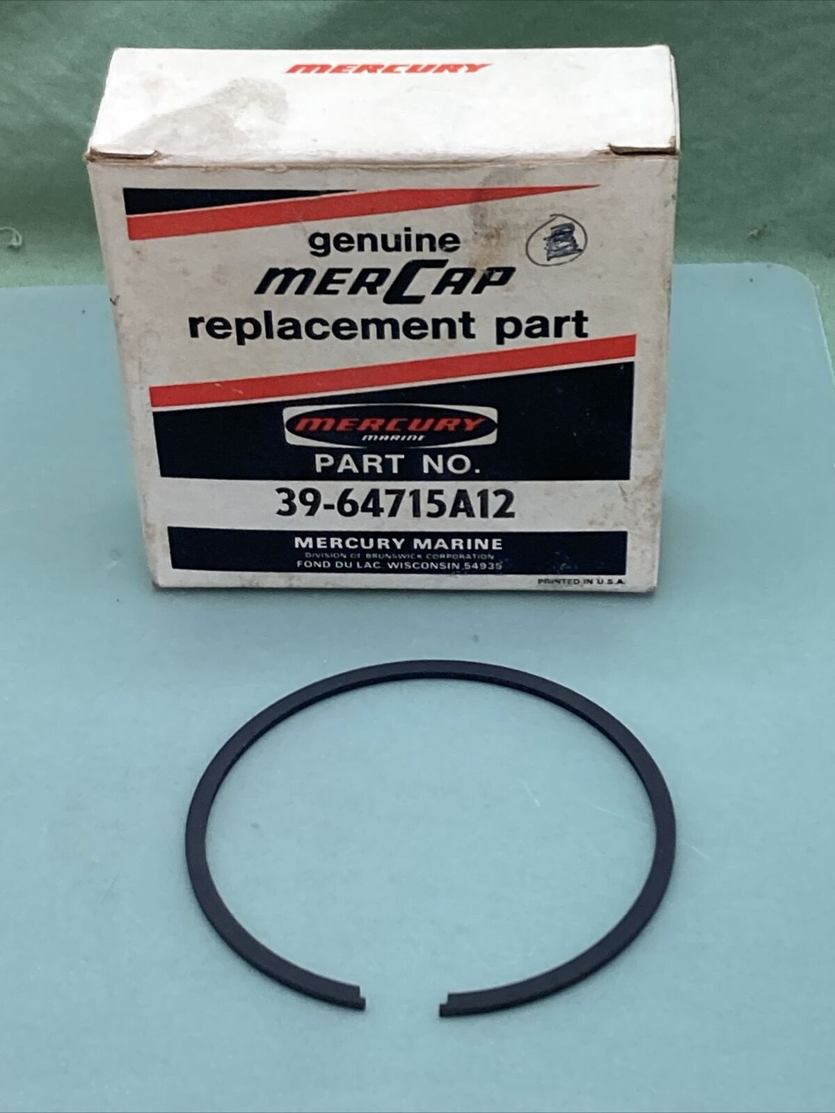 NEW GENUINE MERCURY QUICKSILVER 39-64715A12 PISTON RING SET