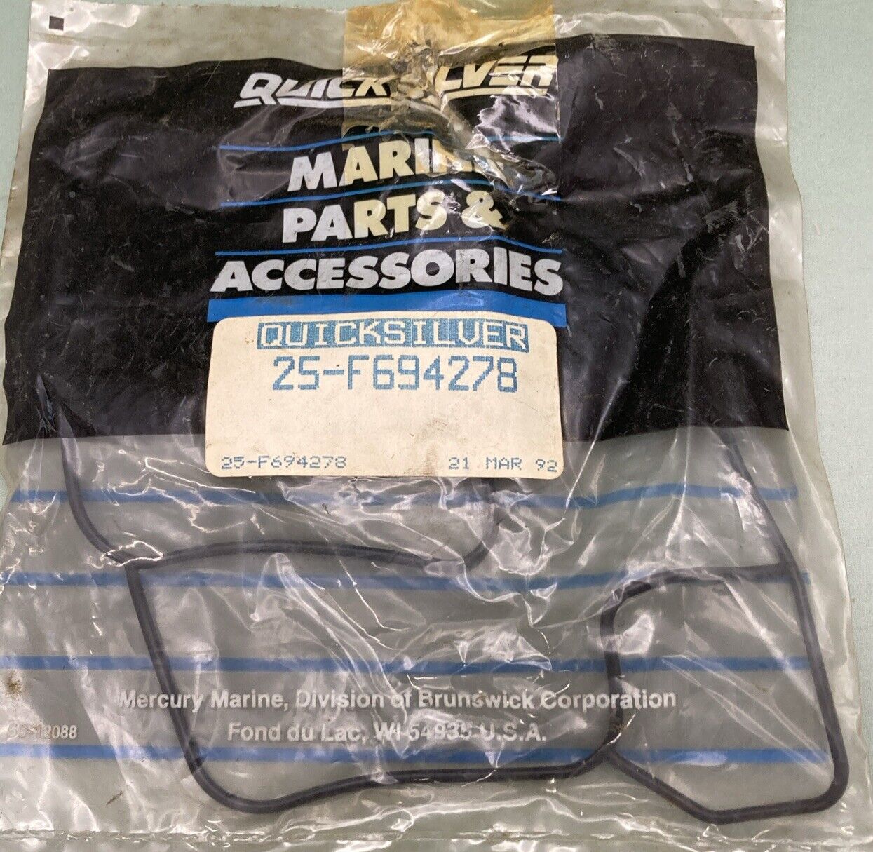 NEW MERCURY QUICKSILVER 25-F694278 SPECIAL O RING SEAL FORCE OUTBOARD 150HP