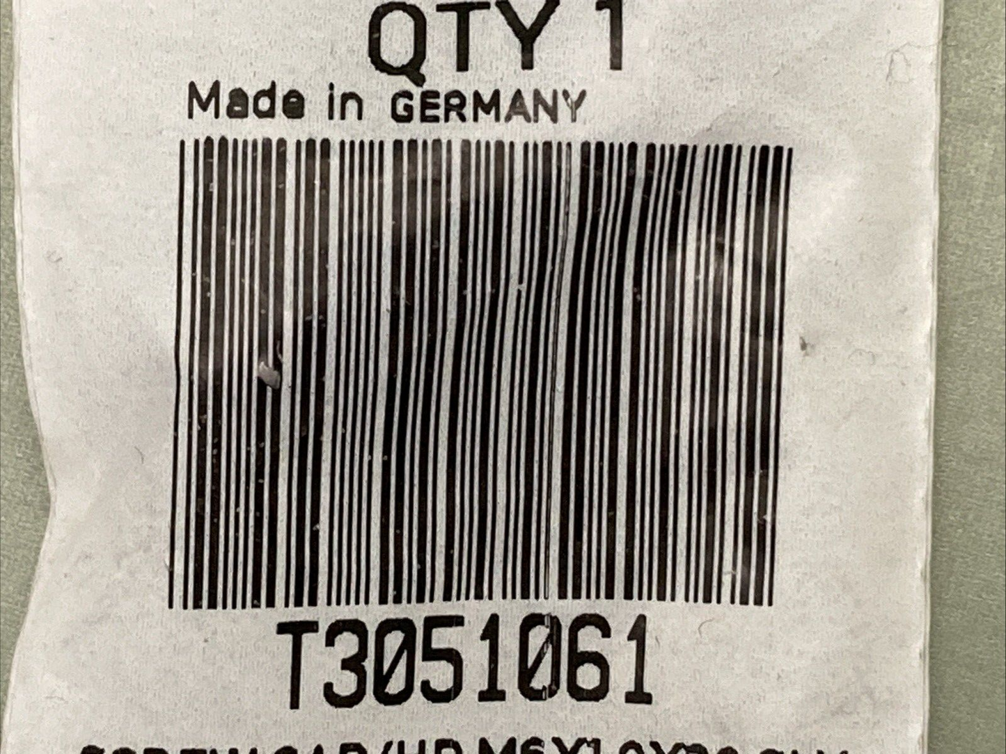 NEW GENUINE TRIUMPH T3051061 Screw, Cap/hd, M6 X 30, Slv