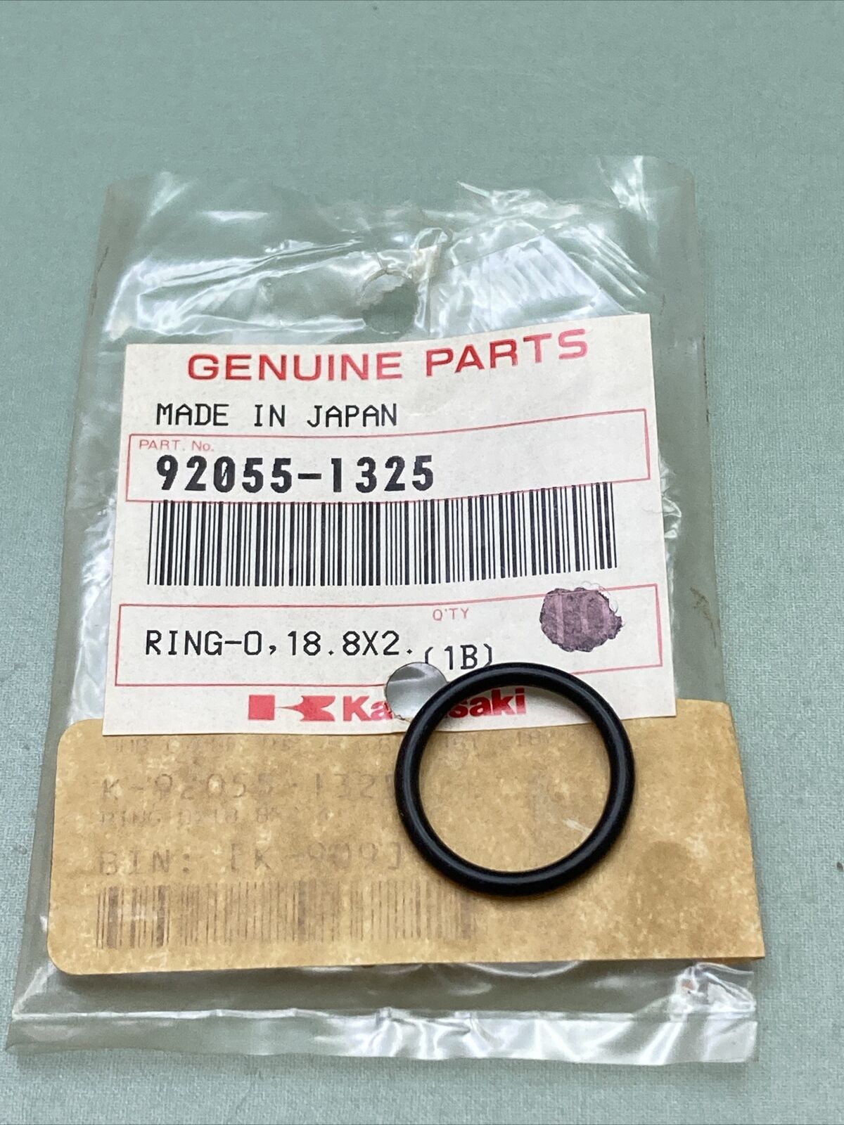OKO出品 QTY 2 NEW GENUINE KAWASAKI 92055-1225 CYLINDER Ring-O Head