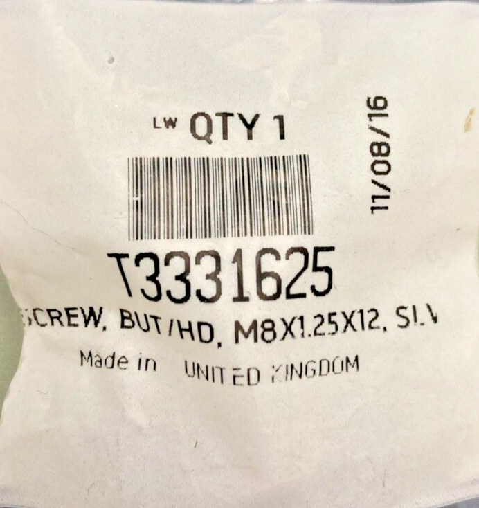 NEW GENUINE TRIUMPH T3331432 - Screw, Pan/hd, Torx, M4X18, Slv
