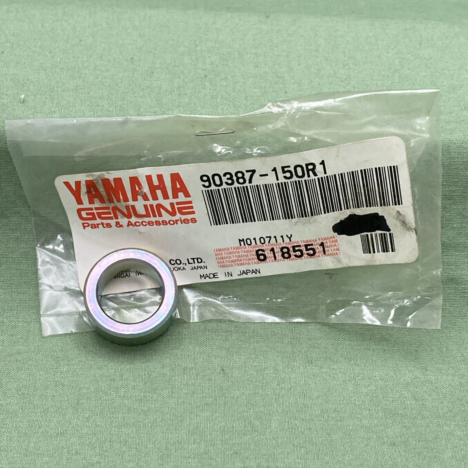 New Genuine Yamaha 90387 150r1 Front Wheel Collar Merica Powersports 3842