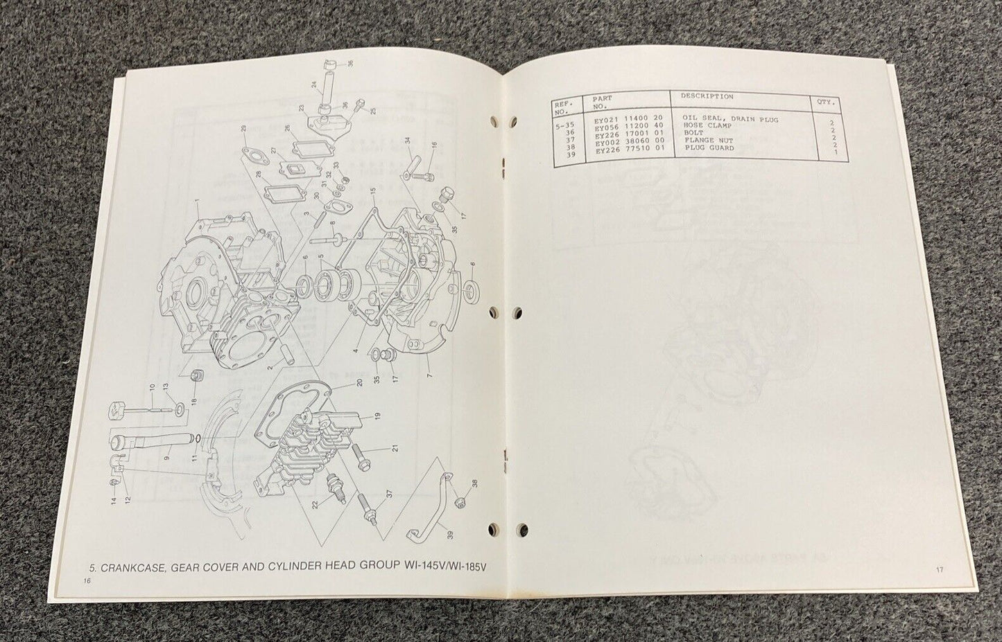 WISCONSIN TELEDYNE TOTAL POWER TTP-30005 ILLISTRATED PARTS CATALOG