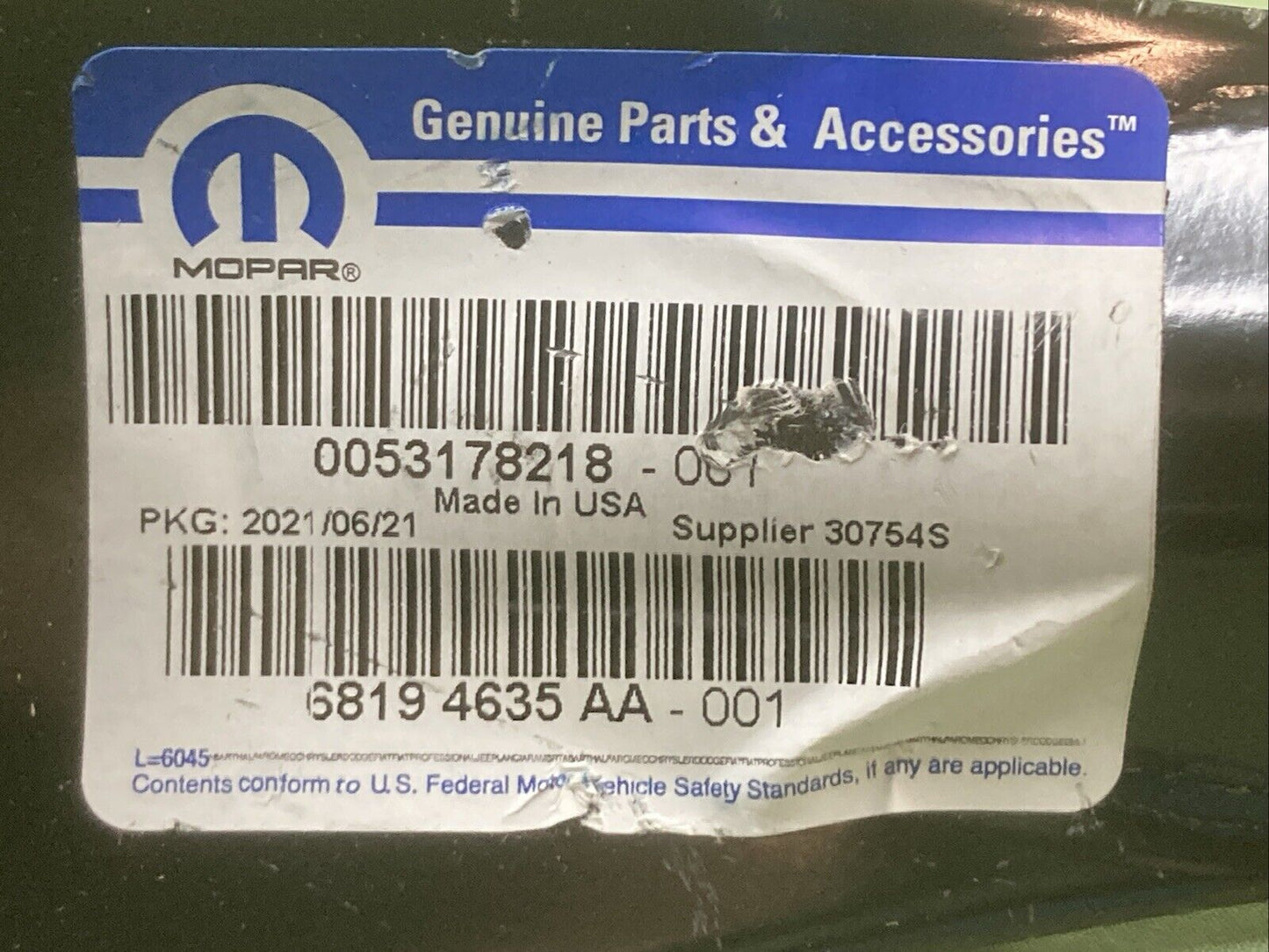 NEW GENUINE MOPAR 68194635AA MOUNT Upper Shock Cup Bracket FITS '01-'13 RAM