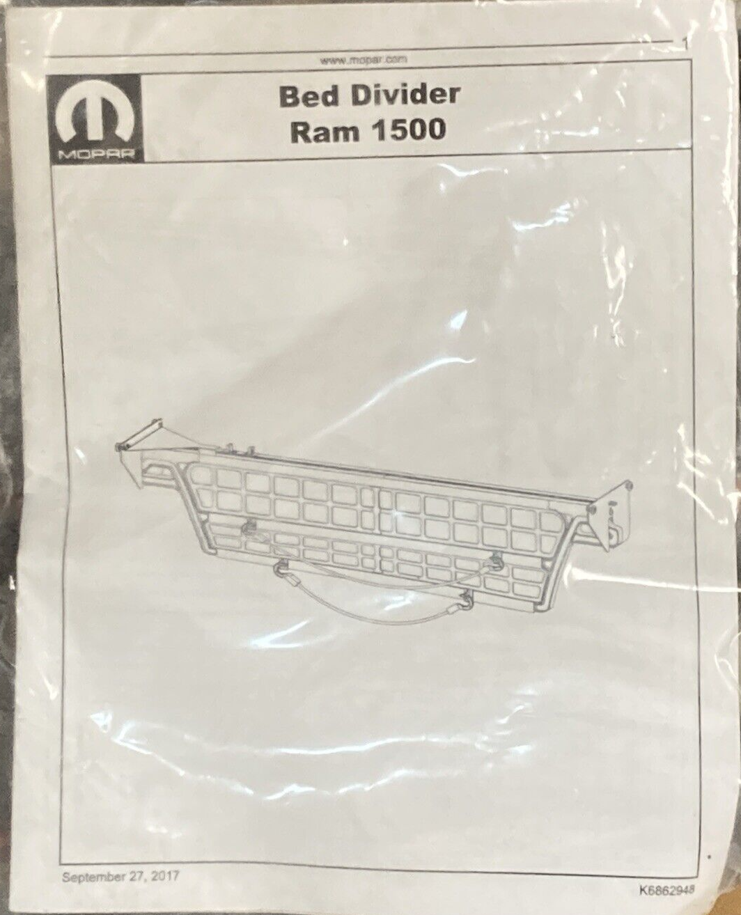 NEW GENUINE MOPAR 82215481 Cargo Bed Divider w/ Hardware FITS RAM