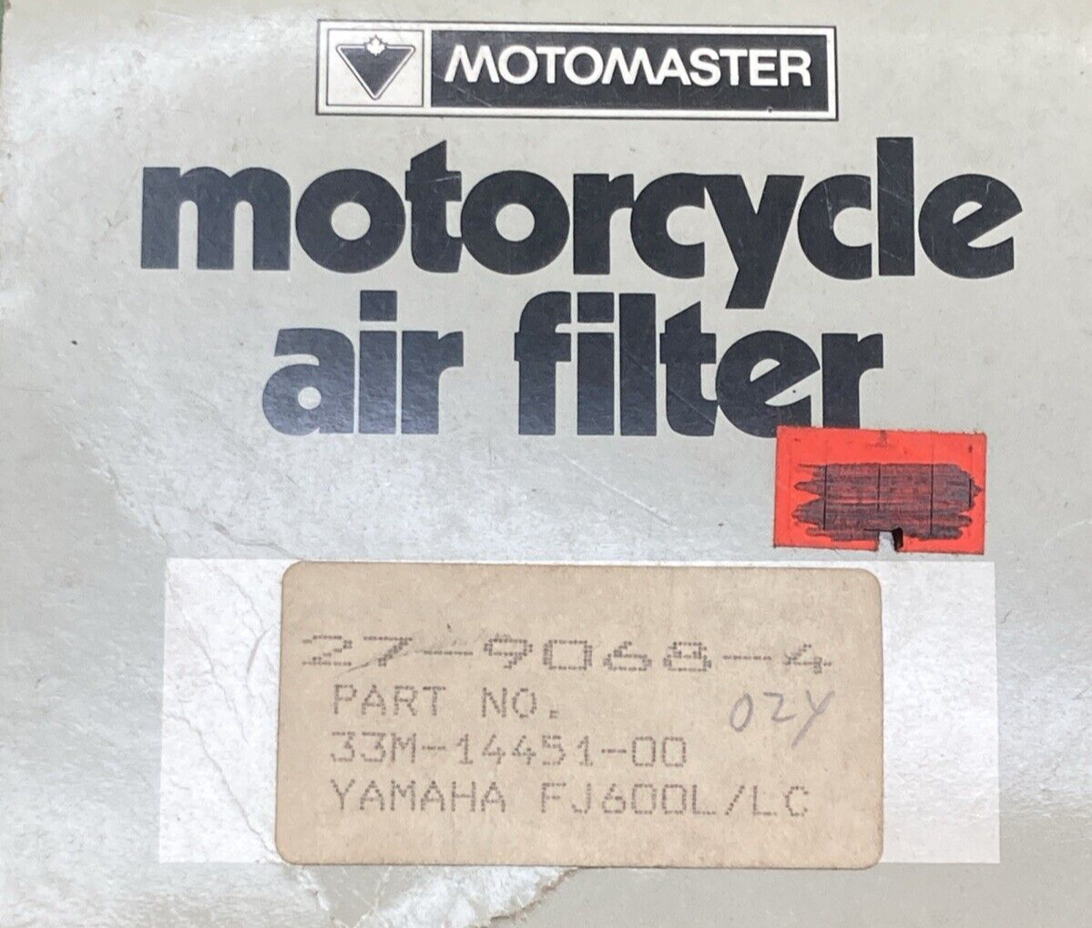 NEW GENUINE MOTOMASTER 27-9068-4 AIR FILTER FOR YAMAHA