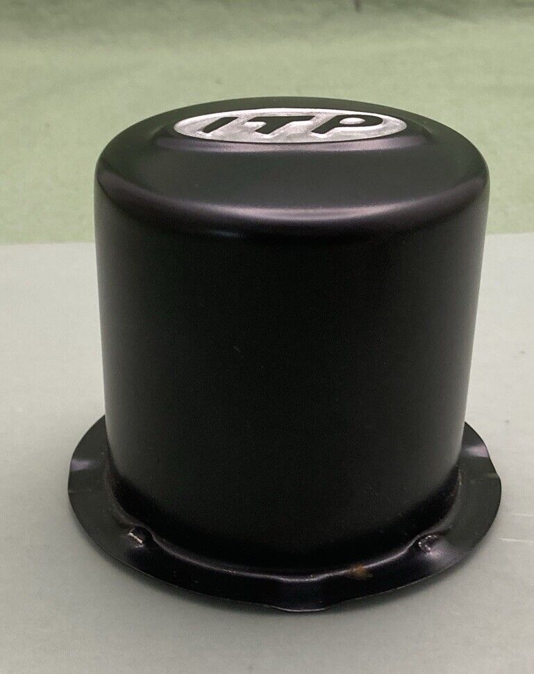 NEW ITP ITP-SM130B DELTA STEEL WHEEL CENTER CAP BLACK 4/4-12" 4/110
